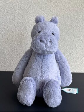 AUTHENTIC❗️NWT Jellycat Bashful Hippo Purple